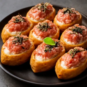 Japán inarizushi tonhal majonézzel