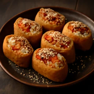Inarizushi, gazdag ízekkel és egyedi töltelékkel