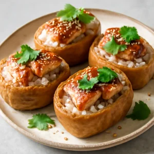 Friss, ínycsiklandó Inarizushi miso lazaccal