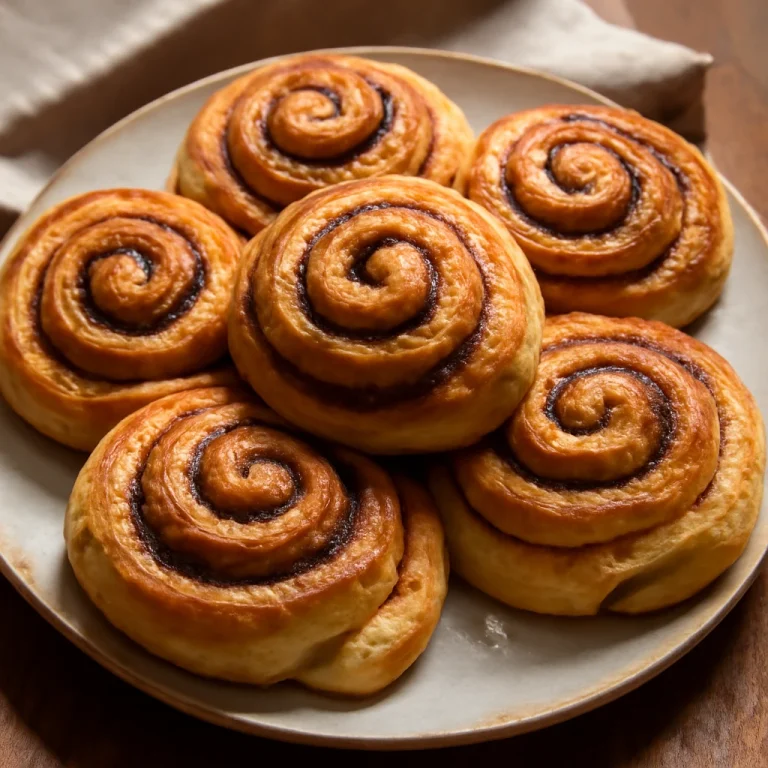 Kanelbulle klasszikus változat, frissen sütve