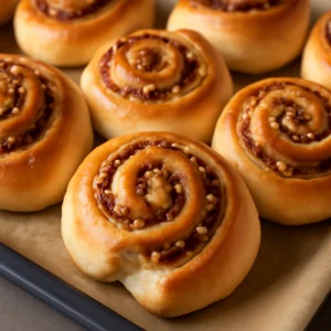 Friss Kanelbulle dióval, kívül ropogós és belül puha