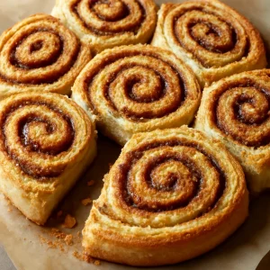 Friss gluténmentes kanelbulle, fahéjjal és barna cukorral