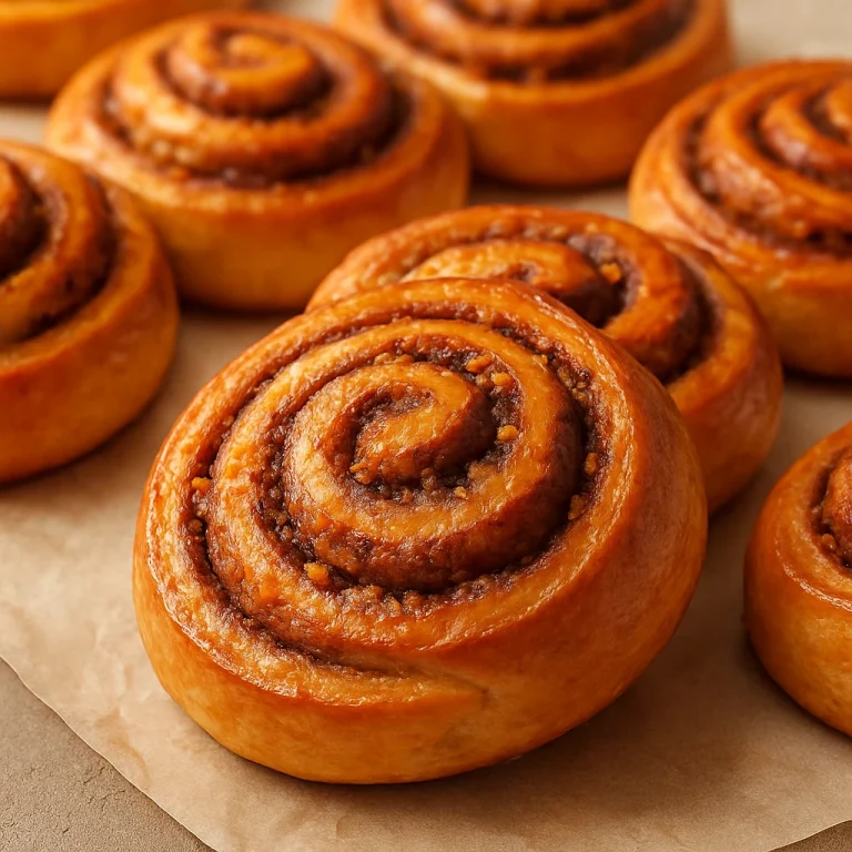 Kanelbulle narancshéjjal aranybarna csigatekercsek, narancsos fahéjas töltelékkel
