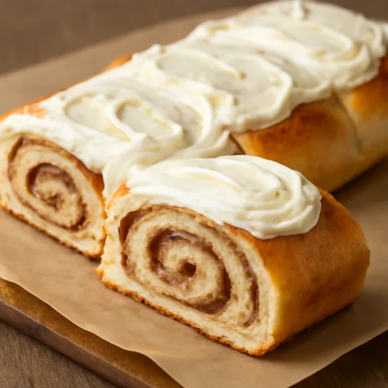 Kanelstang vajkrémmel, dán fahéjas sütemény, krémes vajkrémmel.