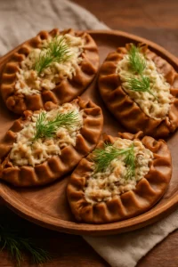 Finnish karjalanpiirakka halas tÃ¶ltelÃ©kkel, friss kaporral tÃ¡lalva