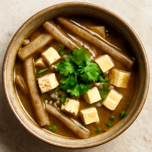 Japán Miso leves burdock gyökérrel