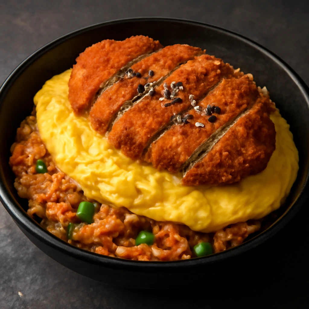 JapÃ¡n omurice katsu csirke Ã©s tojÃ¡sos rizs