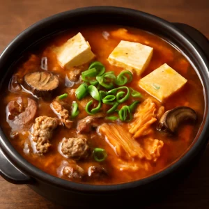 Koreai Kimchi Jjigae, gazdag ízvilággal
