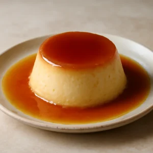 Karamellás flan, selymes tojásos pudinggal