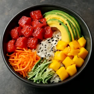 Friss és ínycsiklandó poké bowl