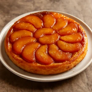 Finom almás Tarte Tatin, karamellizált alma és leveles tészta kombinációja