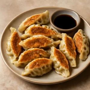 Ropogós gyoza japán tészta töltelékkel
