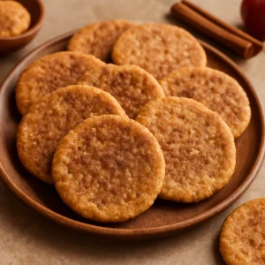 Ropogós knäckebröd fahéjas ízekkel, házilag készítve