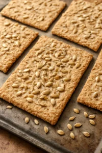 Svéd knäckebröd napraforgómaggal, friss és ropogós