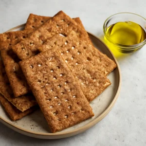 Finom és ropogós knäckebröd olívaolajjal