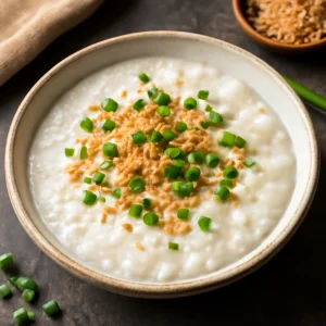 Friss kókuszos congee, ínycsiklandó és tápláló