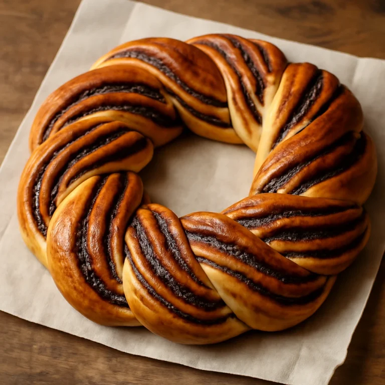 Kringle Nutellás töltelékkel, sárgabarack lekvárral