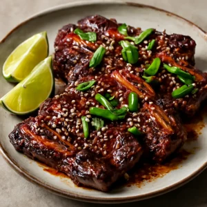 Koreai stílusú rövidbordák, gazdag fűszerekkel