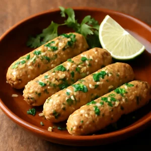Vietnami gőzölt csirkehús lạp xưởng, lime-mal és korianderrel