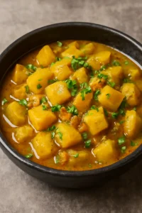 Indiai tök curry friss korianderrel