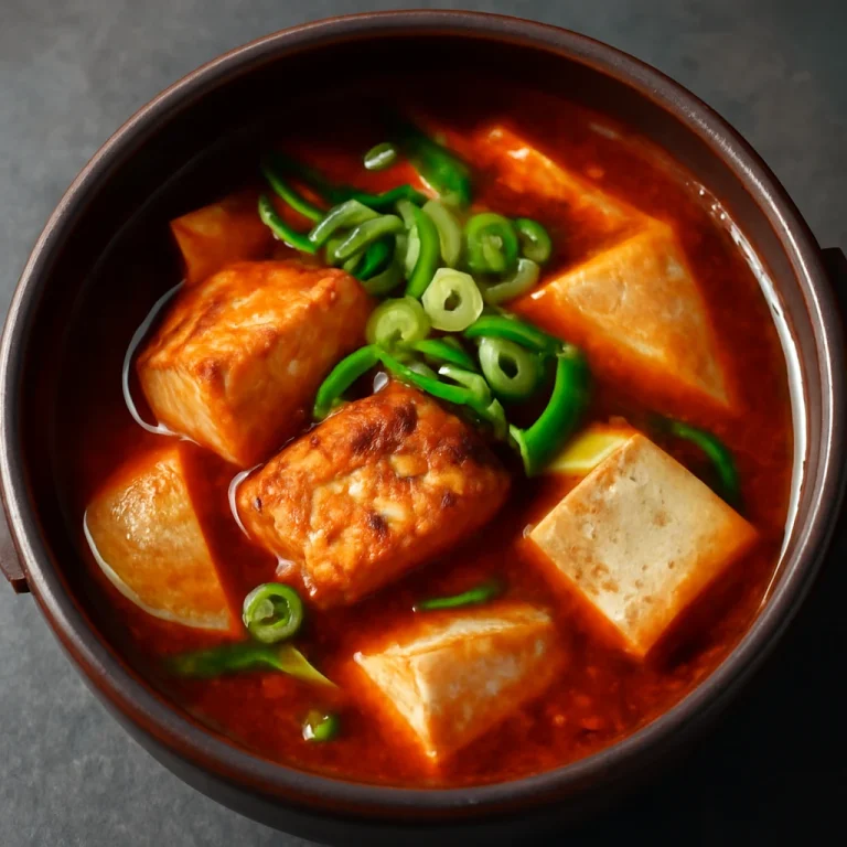 Maeuntang jjigae, koreai halleves tofuval