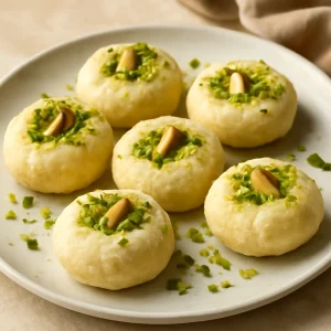 Indiai Malai Sondesh, édes, krémes desszert