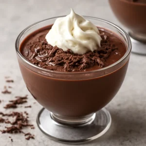 Krémes csokoládés manjar de chocolate, ínycsiklandó desszert