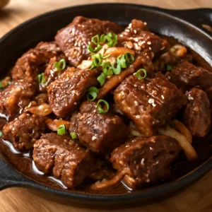 Friss és gazdag koreai Marha Galbi