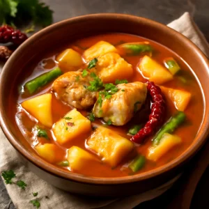 Spanyol halleves, pimiento choricero fűszerrel