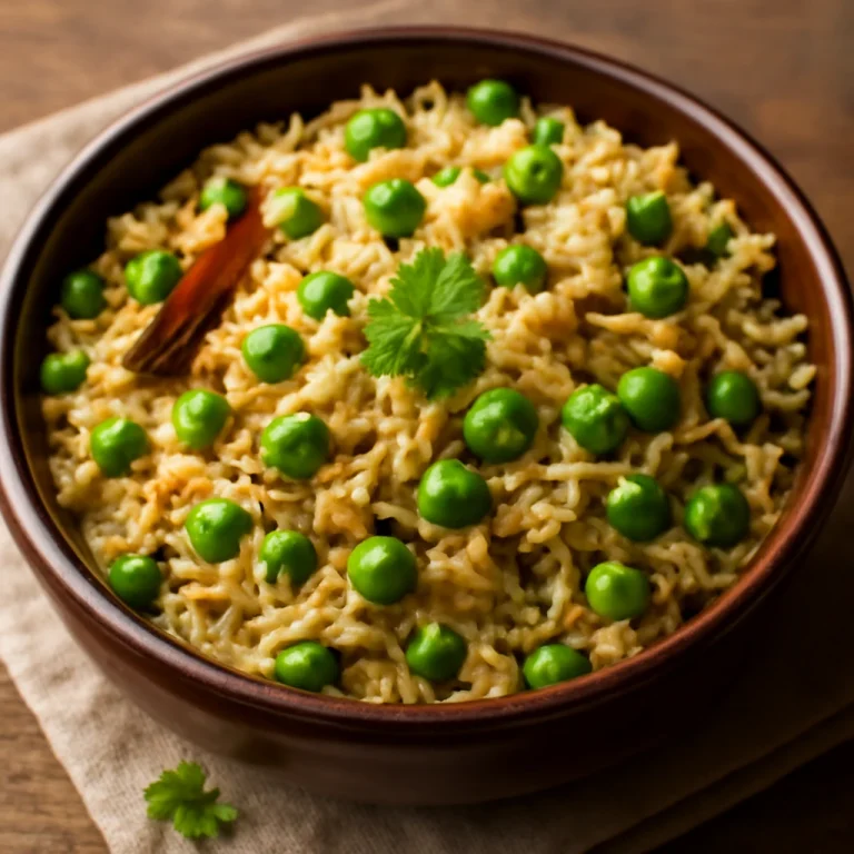 Matar Pulao frissen tálalva