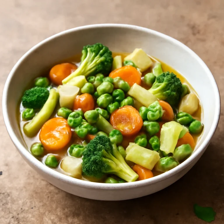 Menestra de verduras tálalva friss zöldségekkel