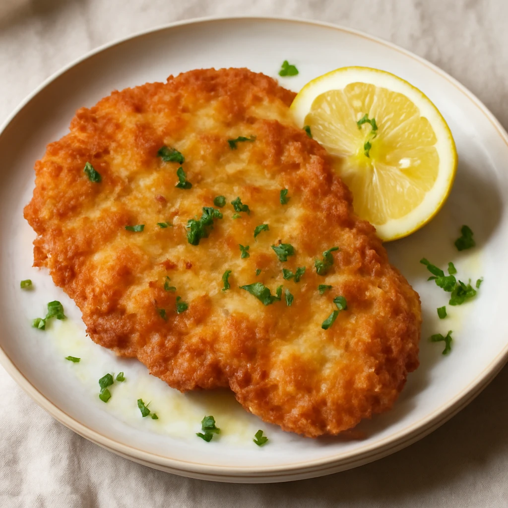 Ropogós milanesa citromos ízesítéssel