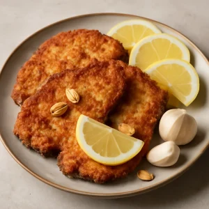Ropogós milanesa fokhagymás ízesítéssel