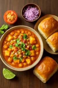 Friss és fűszeres Misal Pav Jain módra