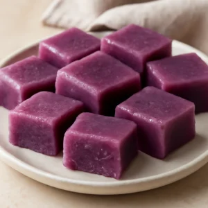 Friss Mochi Ube-vel, gazdag és krémes állagú japán desszert