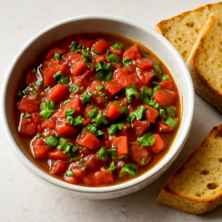 Friss, ízletes Mojo de tomate paradicsomos szósz