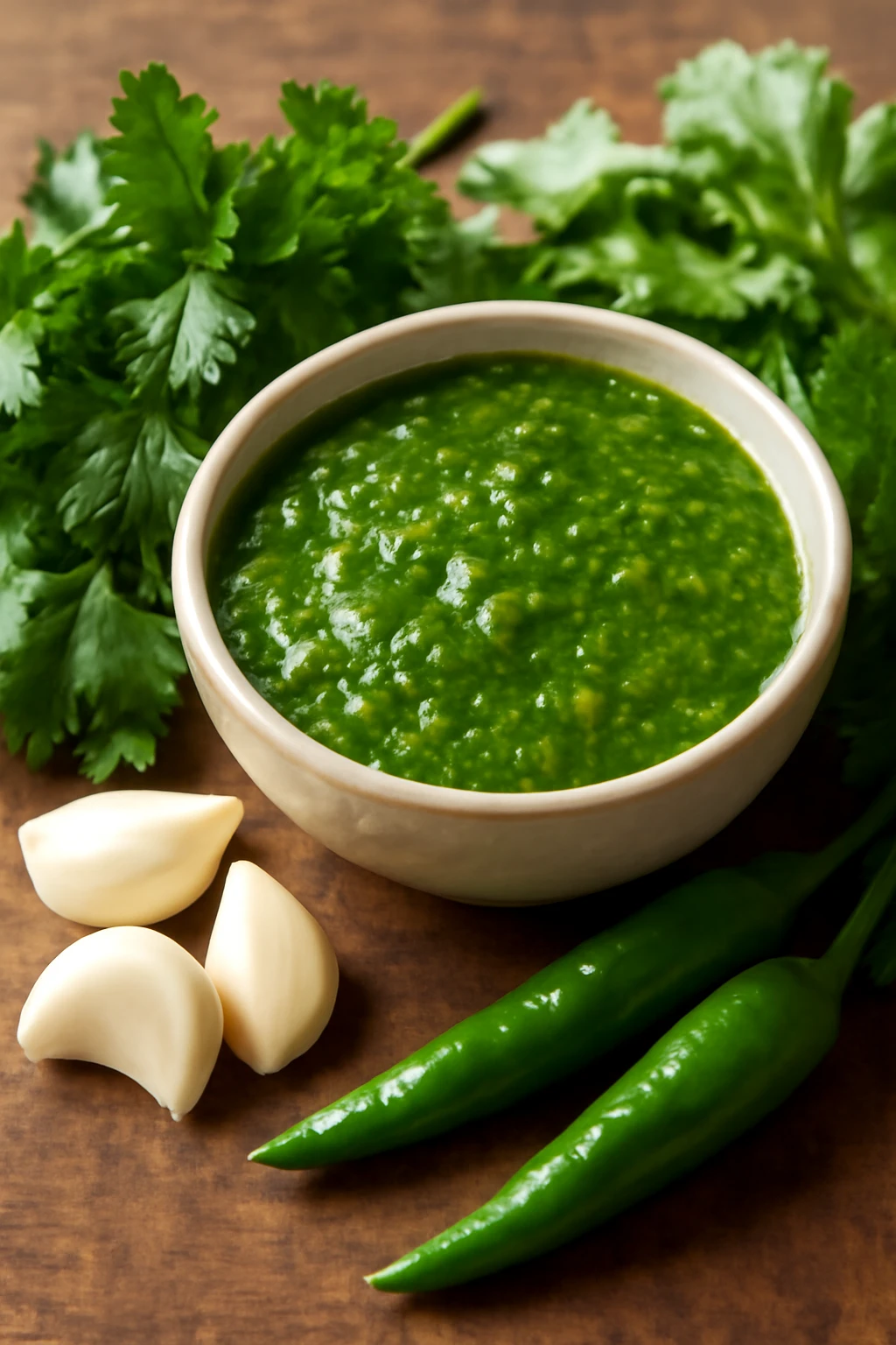Friss, zöldfűszeres Mojo Verde szósz, tökéletes grillezett ételekhez