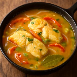 Brazil Moqueca halas étel híg szósszal
