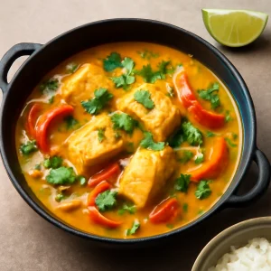 Friss és ízletes moqueca korianderrel