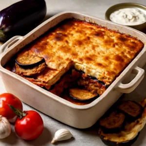Moussaka joghurttal, egy finom görög étel