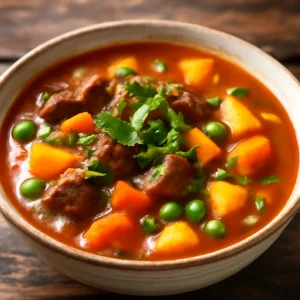 Fűszeres és gazdag Nihari leves zöldségekkel