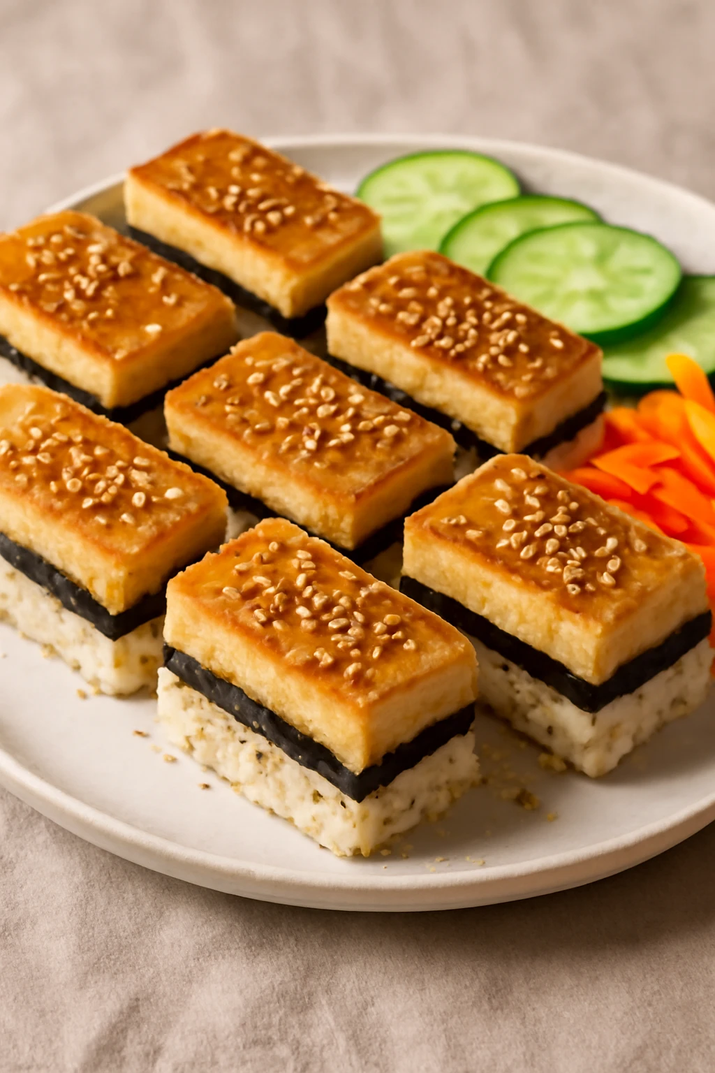 Finom tofuval kÃ©szÃ¼lt oshizushi