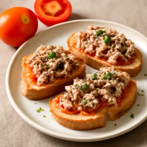 Pa amb tomàquet i tonyina, friss ízekkel és finom tonhallal