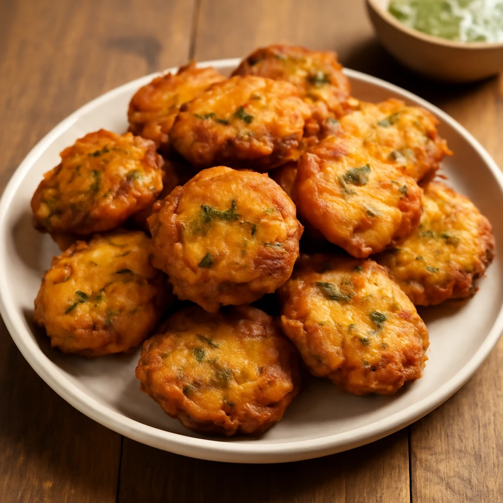 Friss, ropogÃ³s Pakora burgonyÃ¡val