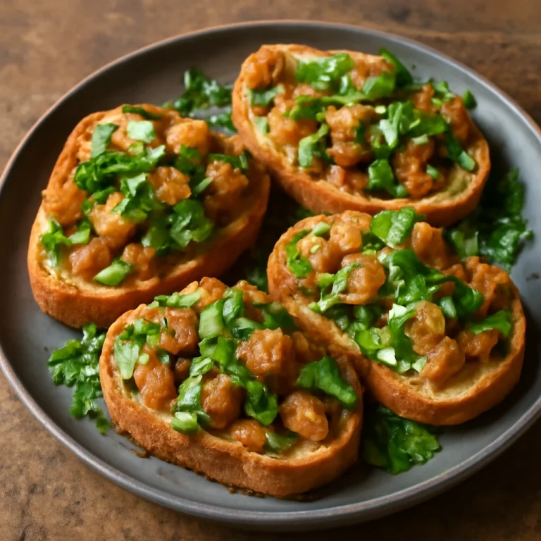 Pan con chicharrón korianderrel, ropogós sertéshússal és friss korianderrel tálalva.