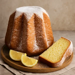Olasz ünnepi pandoro citromos ízesítéssel