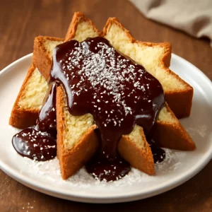 Karácsonyi Pandoro étcsokoládéval, finom és édes