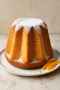 Friss, puha Pandoro narancshéjjal, gazdag ízekkel