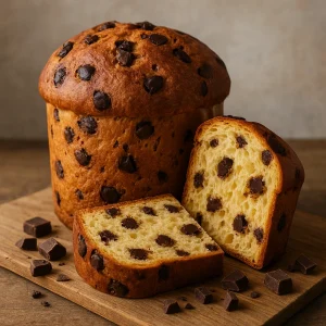 Panettone étcsokoládéval – puha, édes olasz ünnepi kalács