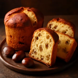 Karácsonyi panettone gesztenyével